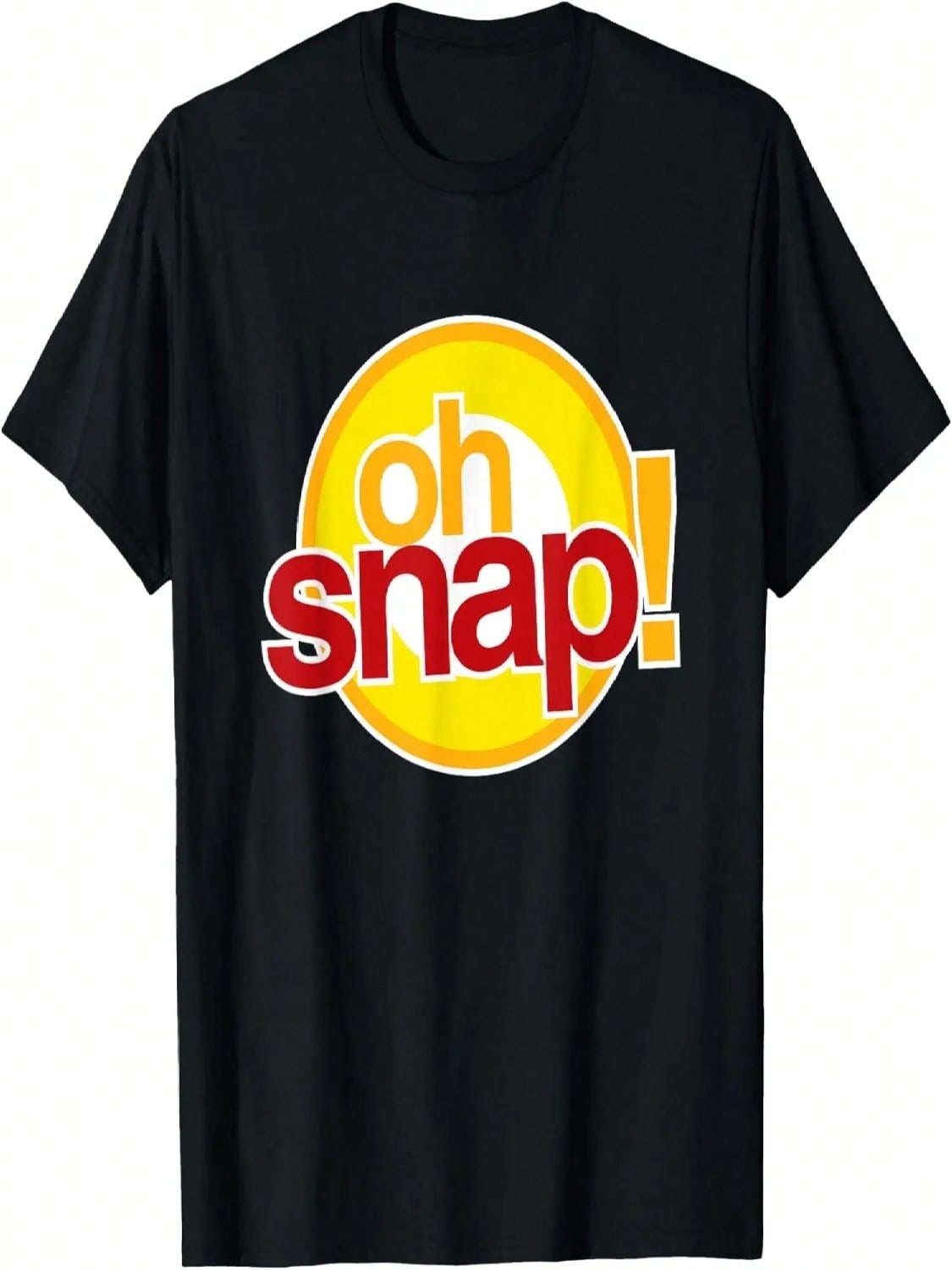 Oh Snap 90s Funny Saying Fun Expression Graphic T-Shirt S разноцветный