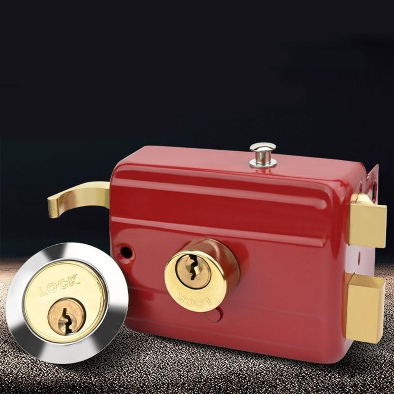 Old Fashioned Not Theft Door Lock Stable Iron Door Lock Easy To Install Traditional Not Theft Door Lock for Household