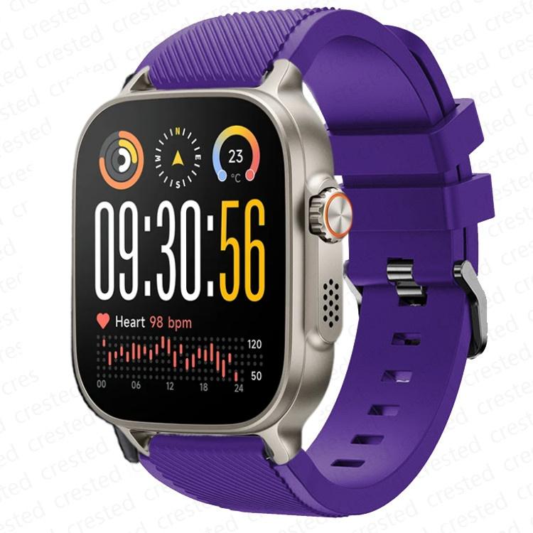 

Ремінець для смарт-годинника Realme Watch 5/S2 Замінний Спортивний силіконовий Браслет ремінець Realme Watch 2/3/S/3 2 S pro 22мм ремінці для годинника Realme Watch 5 Фіолетовий