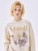 [mardimercredi] Long Sleeve T-Shirt Flowermardi Jardin Butter Peanut