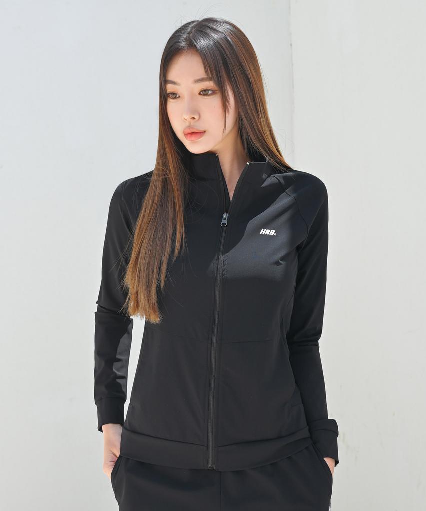 Helingbon Edition Women'S Loose Fit Long Sleeve Rash Guard Zip-Up (1 Color) / Rf339W