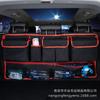 Car Trunk Organizer Bag Oxford Fabric Backseat Hanging Storage Net Pouch SUV Van With Zipper Handle