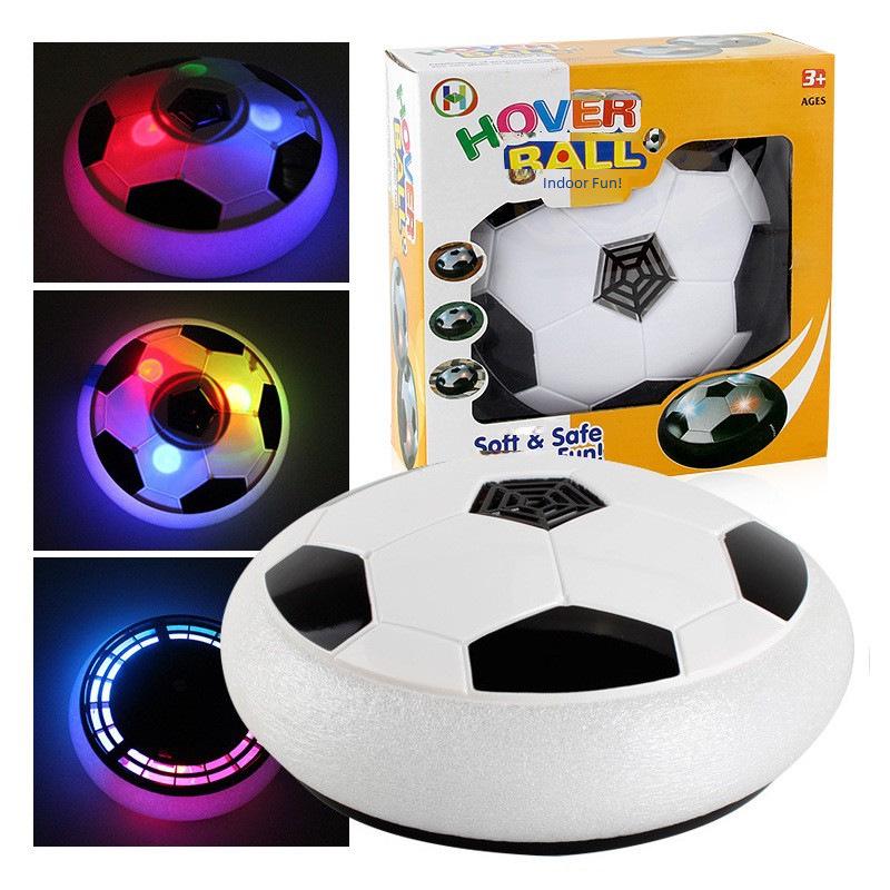 Electric Universal Air Cushion Football with LED Lights - Indoor Hover Ball Toy