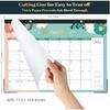 2026 Desk Calendar - Jan. 2026 - Dec. 2026, 12 Months Desk/Wall Calendar 2026, 15" x 12", 2-in-1 Desk Calendar, Holidays, Notes, Cutting-line Design,