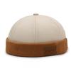 Cappello da Marinaio Cappelli Senza Visiera Berretto Berretto Cappello Per Uomo Donna Velluto a Coste Stile Retro Polsino Arrotolato Cappello da Porto