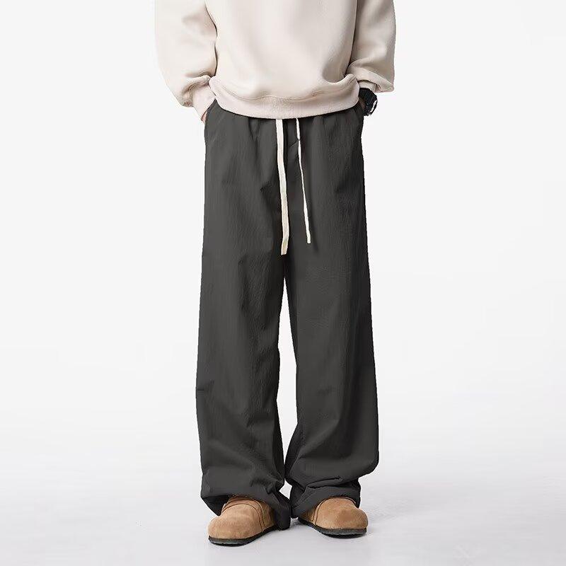 Super thick arctic velvet casual pants for men and women s winter trendy brand velvet thickened thermal cotton pants lazy wind versatile M