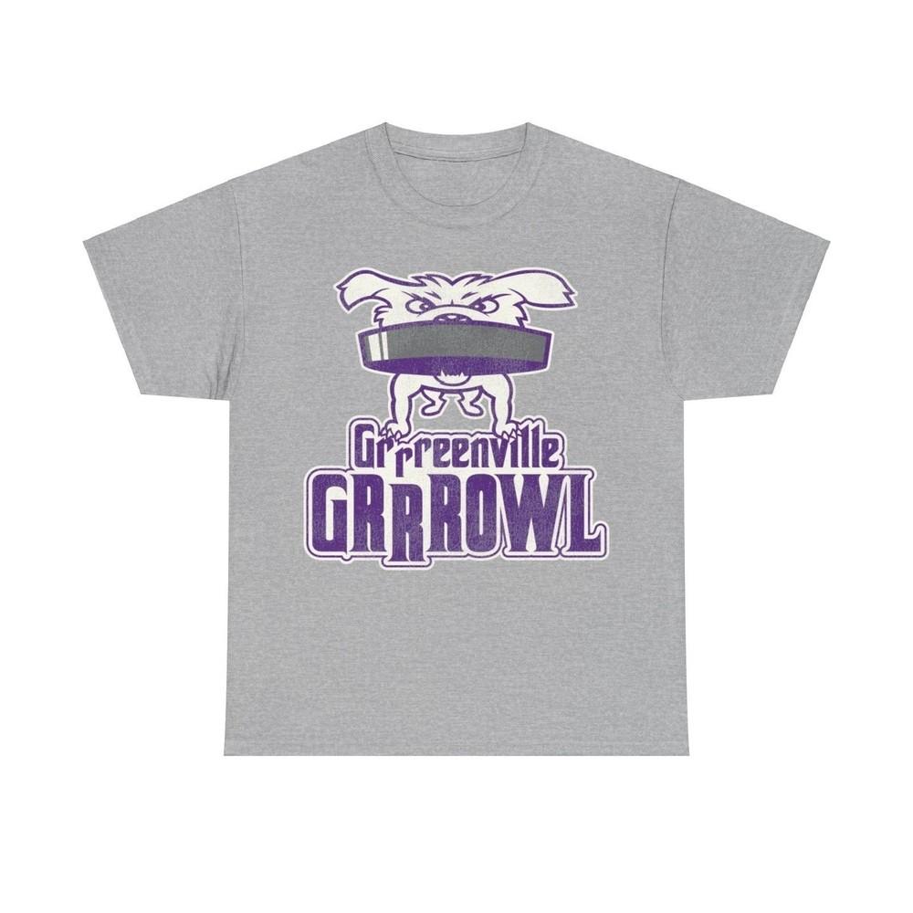

Greenville Grrrowl Hockey Team Nostalgic Logo T-shirt S