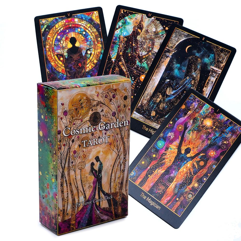 Cosmic Garden Tarot Deck Unique Tarot Cards 78 Card Custom Design ...
