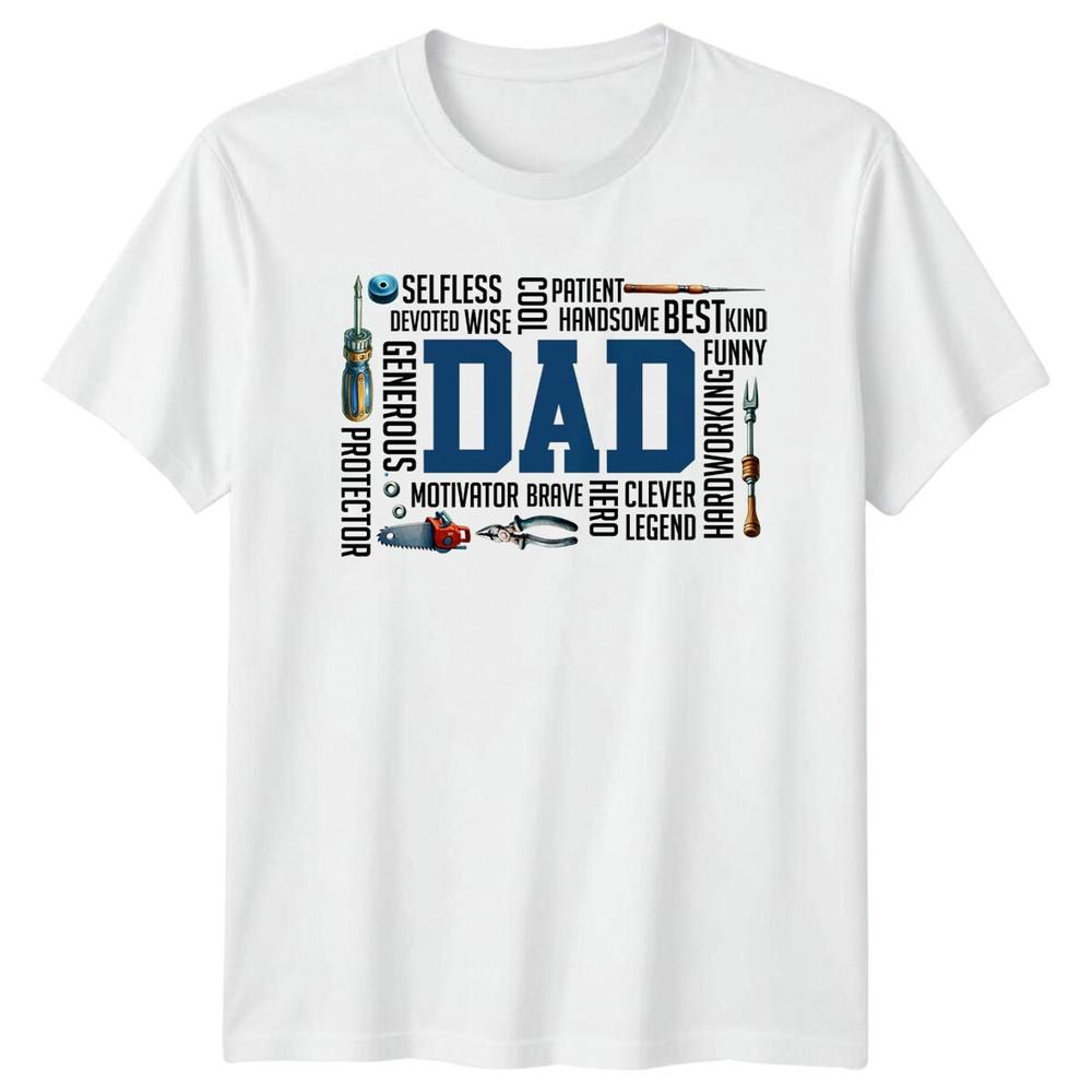 Best Dad Ever Fathers Day Unisexs TShirt Gift For Dad Tools Hero Legend S