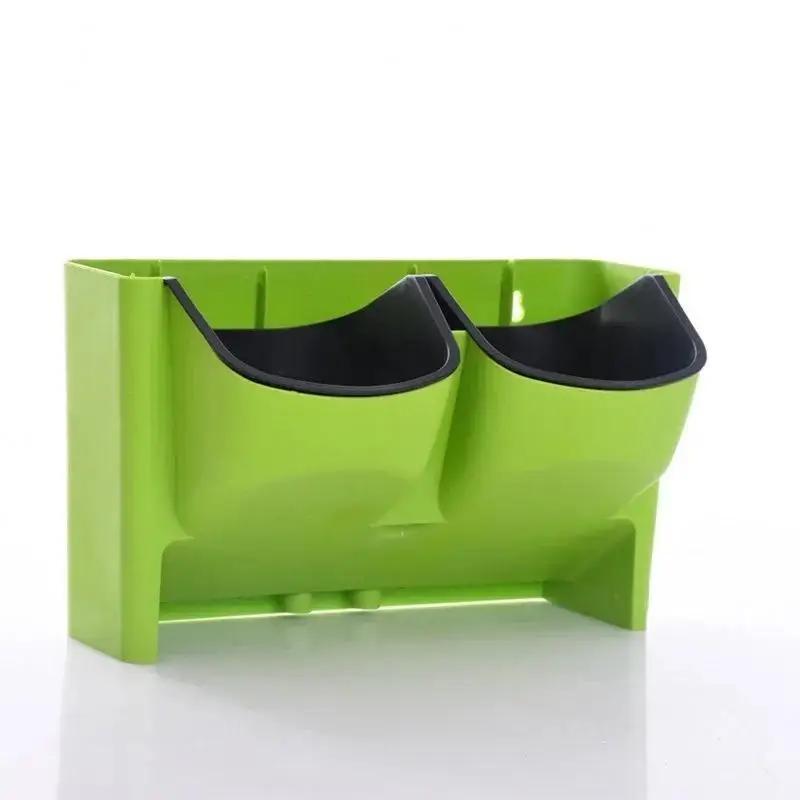 New Planter Vertical Greening Indoor and Outdoor Balcony Hanging Flower Pot Creative Combination of Resin Plastic Flower Pot