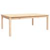 VidaXL Table de jardin 121x82,5x45 cm bois massif de pin 824127