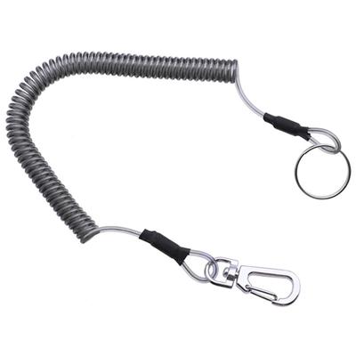 Schlüsselband Angeln Verpasst Seil Koord Kette Elastische Spule Stretch Tether Mode Draht Federseil Abschließbare Metallschnur