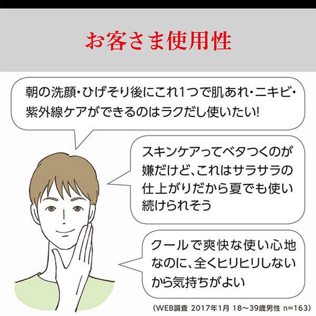 Uno UV Perfection Gel 80g Moisturizing Cool UV Care Gel for Skincare and Dry Skin (Quasi-drug) All-in-One Men, Lotion, Emulsion,