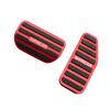 OKAYOHINN Aluminum Alloy and Rubber Pedal Covers for Suzuki Spacia Custom Red Safe Driving with Installation 2-Piece (MK54S/MK94S), (SPF-JTBR) -