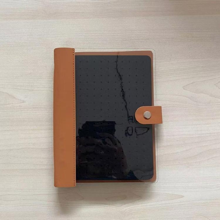 8 Pages Pin Collection Organizer Book Travel Friendly Display Album with Felt and Clear Cover Suitable for Brooches