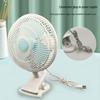 Portable Oscillating Clip Fan for Dormitory or Office