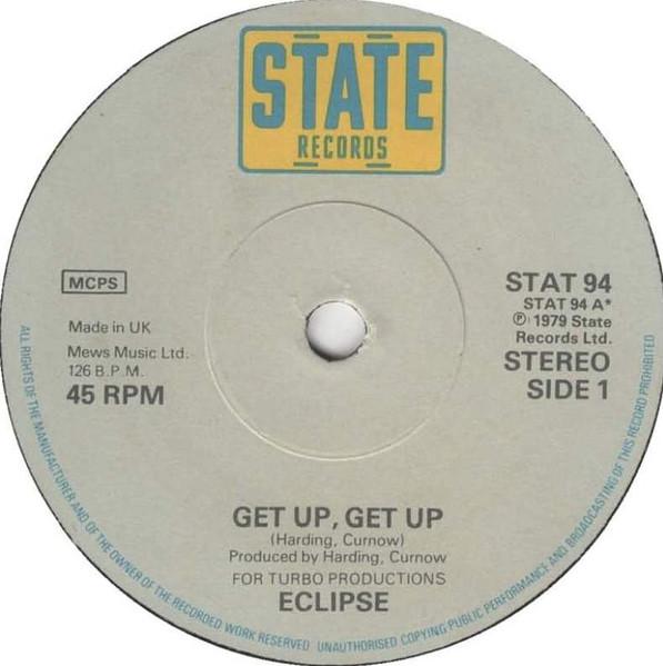7inch Record ECLIPSE - Get Up, Get Up STAT94 STATE 1979 UK Soul/Funk Used