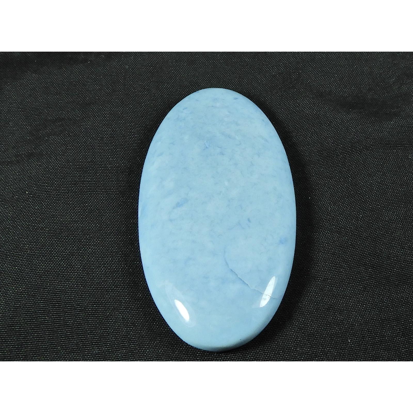 

28X54X07 MM Natural Blue Opal Oval Shape Cabochon Loose Gemstone 89Cts. SK-4801