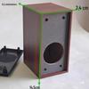 2" Heavy Bass Wooden Speaker Enclosure, 4 Ohm, 3W Audio Box Cover