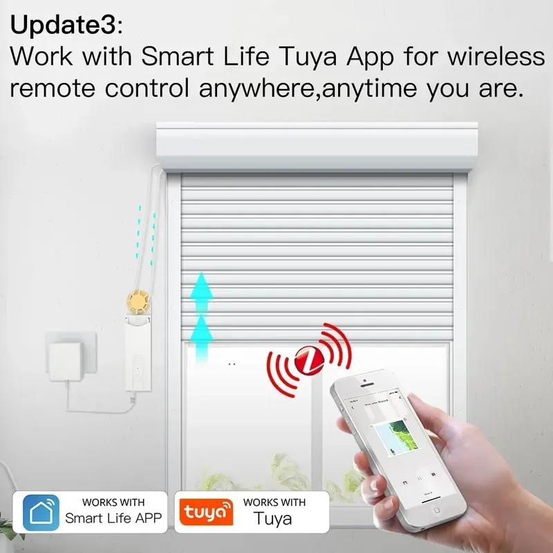 MOES ZigBee3.0 Fai da te Catena Motorizzata Bluetooth Tapparelle Veneziane Tende Motore di Azionamento Controllo Vocale APP Tuya Smart Alexa Google