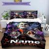 3pcs Duvet Cover Set (1*Duvet Cover + 2*Pillowcase, Without Core), Custom Name Batman Pattern Bedding Set, Home Bedroom Decor Gift