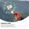 Round Hand Fan Transparent Blank Diy Fan Multi-functional Stage Performance Fan