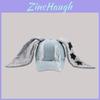 Denim Baseball Cap With Rabbit Ear Design For Street Style And All Seasons