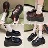 Small Leather Shoes Women's New Autumn Platform Women's Shoes Shallow Mouth Women's Mary Jane Single Shoes