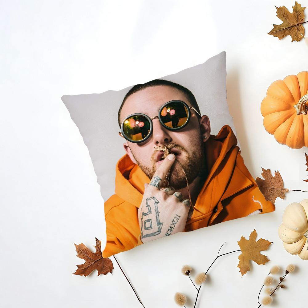 Fashion Handsom Charming MMac MillerS Cushion Cover Washable Linen Pillowcase Soft for Daily Sofa Bed Home Room Decor