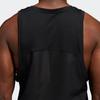 adidas Heat.Rdy Warrior Training Logo Sports Breathable Running Vest Black Men's GT8269