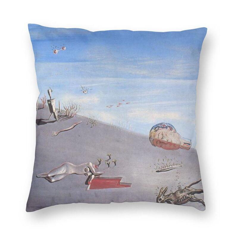 Surrealism Paintings By Salvador Dali Cushion Cover Home Decor Square Famous Art Throw Pillow Cover 45X45Cm Pillowcase For Sofa