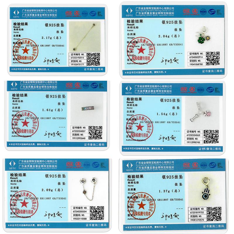 New 925 Silver Charms Bead Safety Chain Bead Fit Original Charms Bracelet Pendant Fine DIY Birthday Jewelry For Women