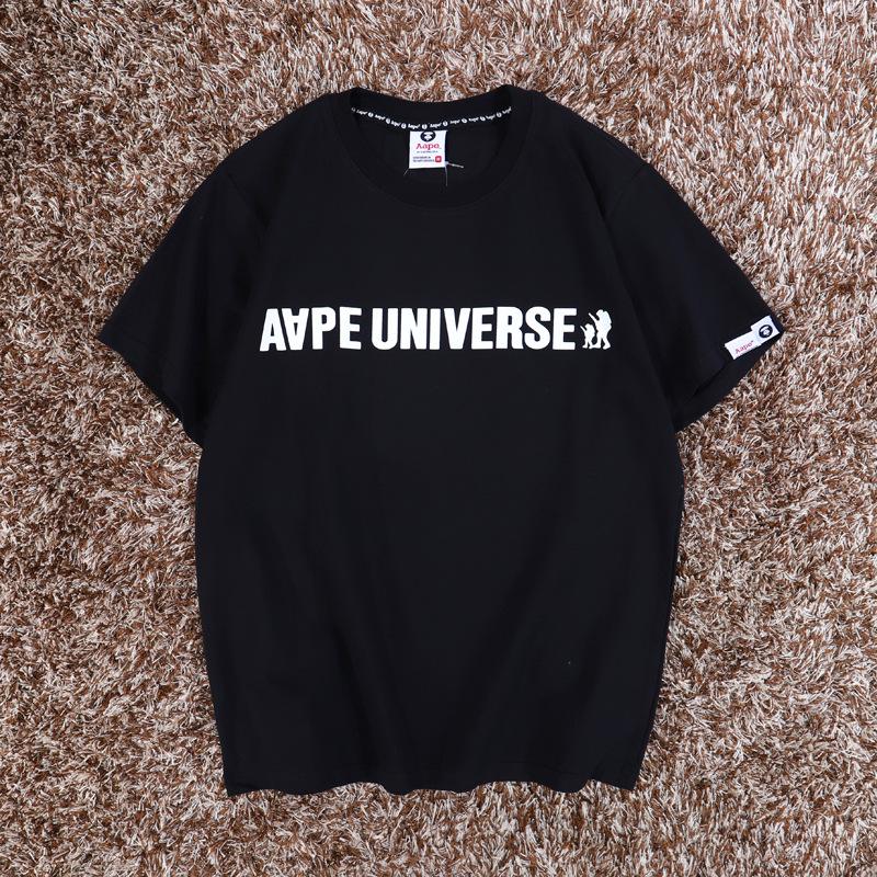 Ape Head AAP Men's & Women's Trendy 2-Piece Set: Loose Sports Shorts & Short-Sleeve T-Shirt