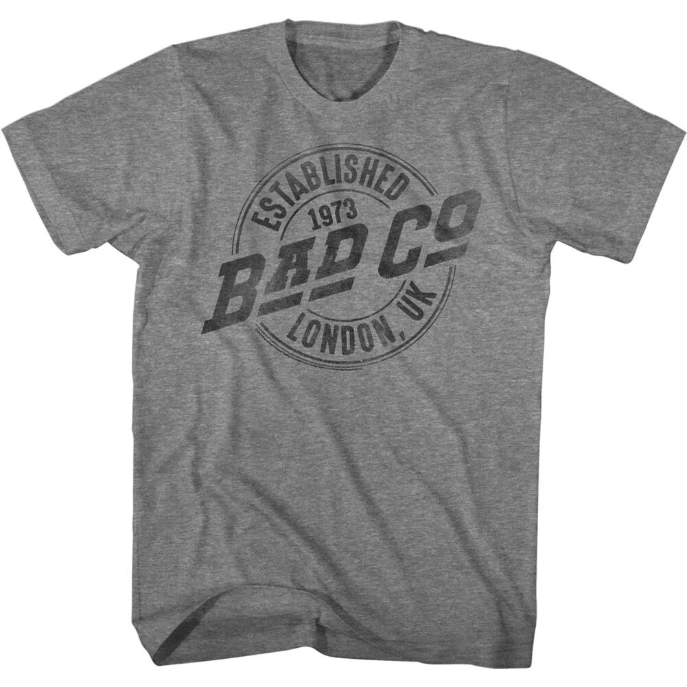Bad Company Established 1973 London UK Men s T Shirt Official Band Merch 4XL
