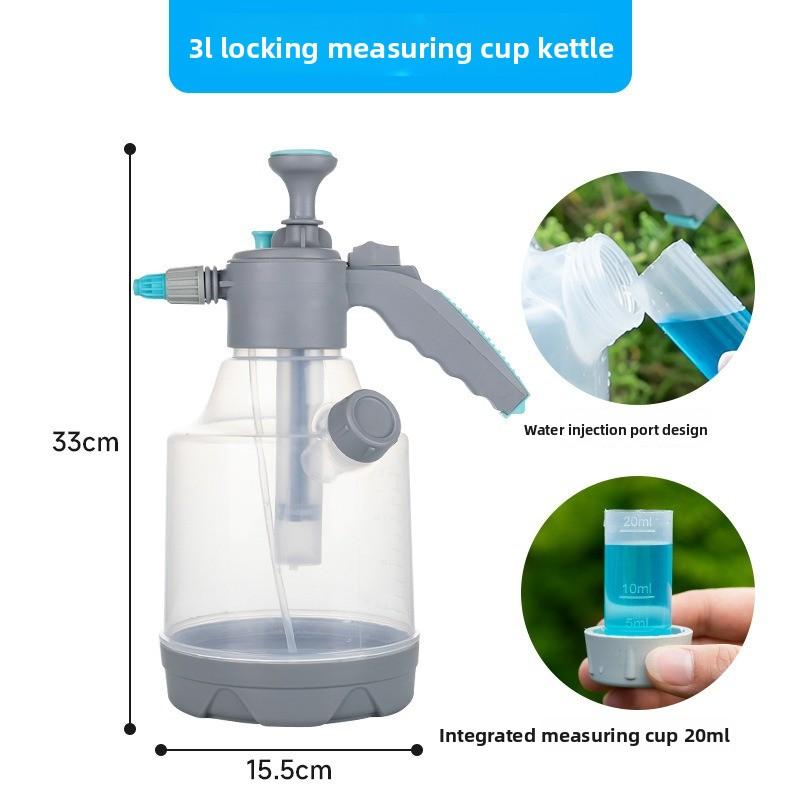 Garden Water Spray Bottle Plastic Pressurized Fine Mist Sprayer Air Pressure Watering Can for Home Garden Plant Irrigation