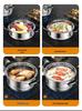 Customizable 304/316 Stainless Steel Multi-functional Food-Grade Thickened Steamer Basket and Pot