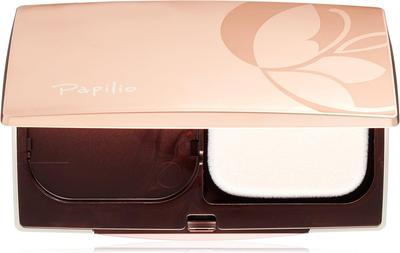 Papilio Serum Powder Foundation EX Case (with Sponge) [Aging Care Powder Foundation Glossy Skin Beauty Ingredients]