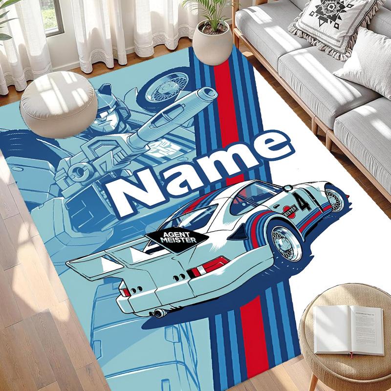 Tappeto Personalizzato con Stampa Transformers, Tappeto Versatile per Arredo Casa, per Sala Giochi, Appartamento, Balcone, Ingresso, Corridoio Regalo