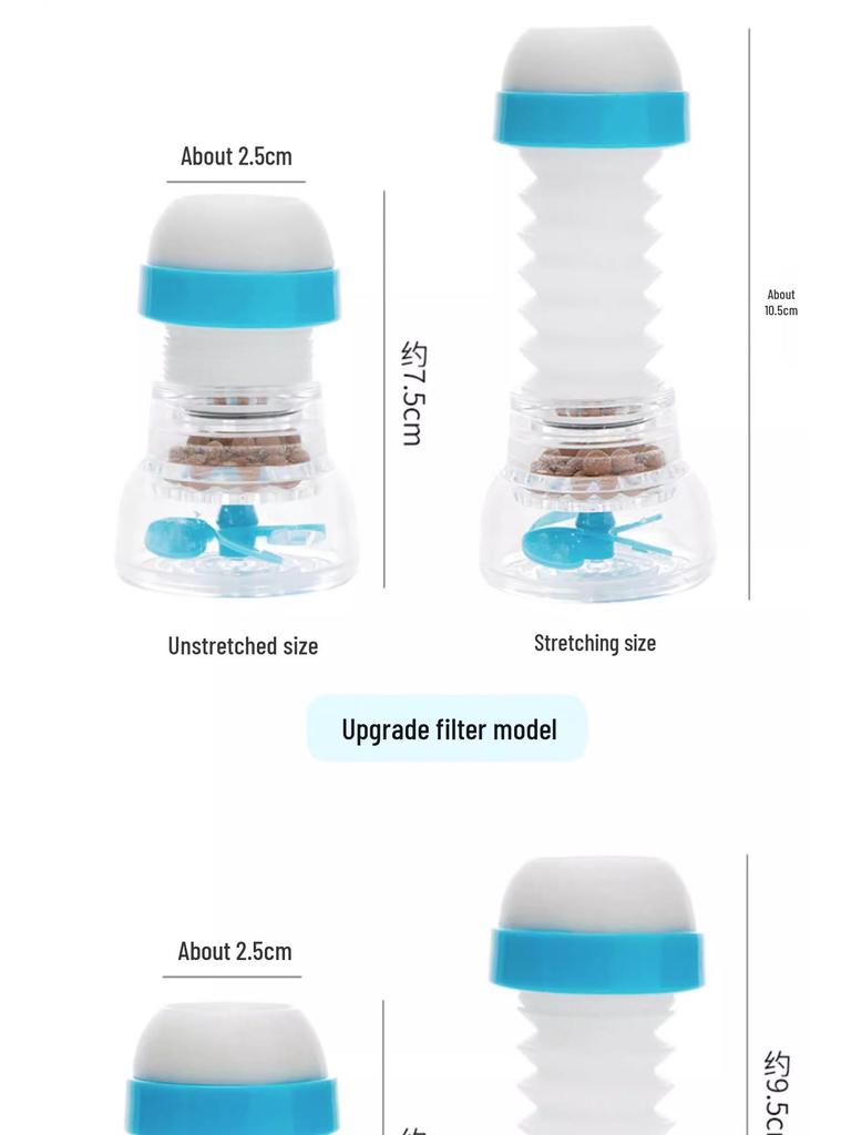 Newcomer Discount: Splash-Proof Faucet Extension and Water Purifier Filter for Kitchen