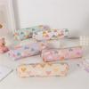 Cute Heart Pen Bag Student Stationery Bag Pencil Case Multifunctional Stationery Organizer Zipper Pouch School Supplies