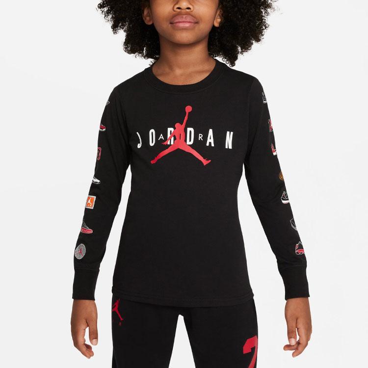 Jordan Kids T Shirts Crew Neck Moderate HA5342-023