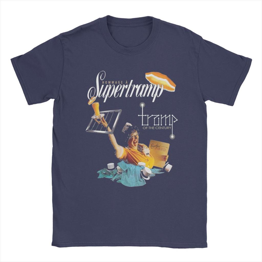 Musik Supertramp Männer T-Shirt Lustige T-Shirts Kurzarm O Neck T-Shirts 100% Baumwolle 4XL 5XL Kleidung