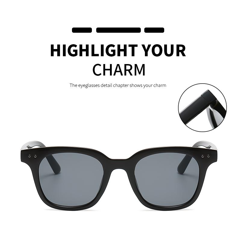 3pcs New Fashion Square Sunglasses for Men Women Vintage Designer Brand Glasses Sun Shades Driving High Quality Sunglasses