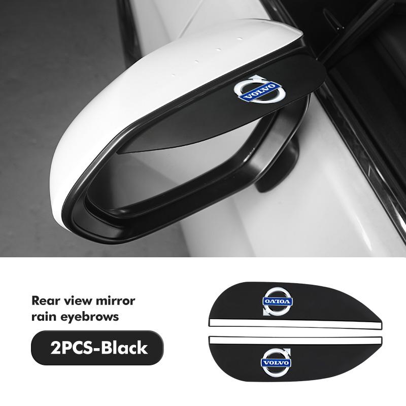 

2pcs Car Side Rearview Mirror Rain Eyebrow Sun Visor Protector For Volvo Xc60 Xc90 V40 V60 S60 V50 V90 S80 C40 XC40 V70 XC70 C30