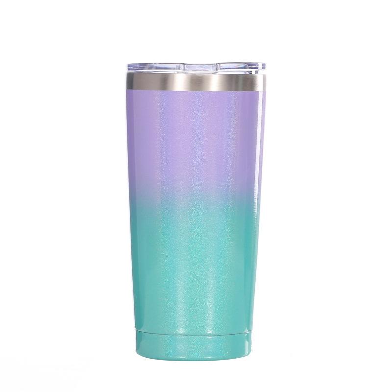 20Oz Car Cup 304 Stainless Steel Double-Layer Vacuum Car Ice Cup, American Coke Cup