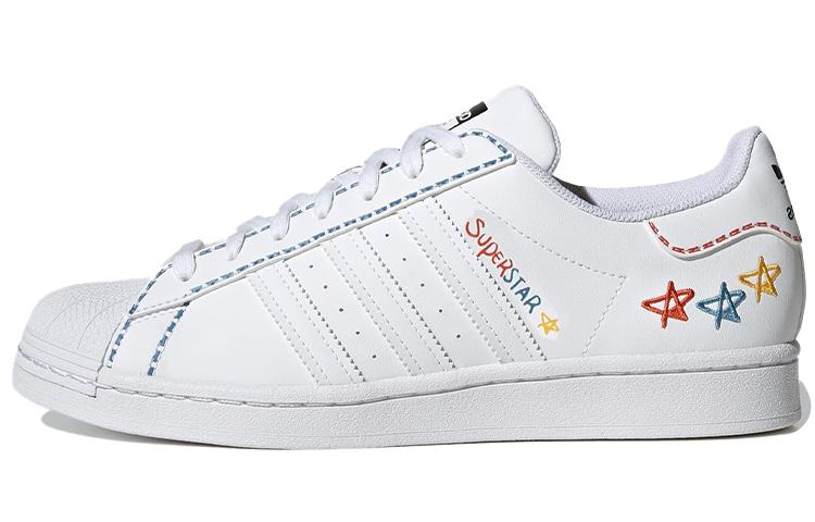 Кроссовки Adidas Originals Superstar Белый Синий Желтый GZ3034 39⅓