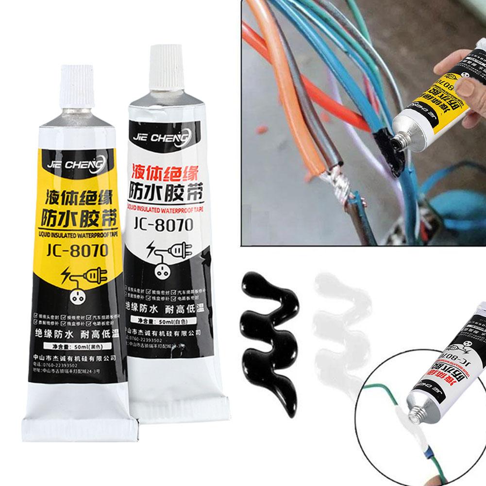 Flüssiges Isolierband Wasserdichtes Isolierband Reparaturpaste Flüssigkleber Gummi Drahtkabel Dichtmittel Fixierung Isolierung Elektrisch