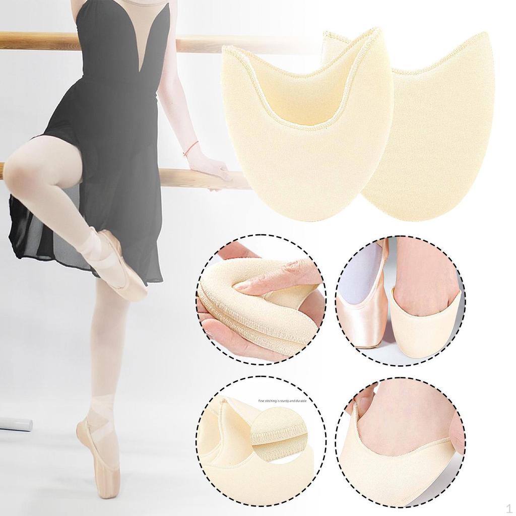 1 Pair of Toe Protector Pads for Ballet Pointe Shoes, Women's Dance , Breathable, Washable,