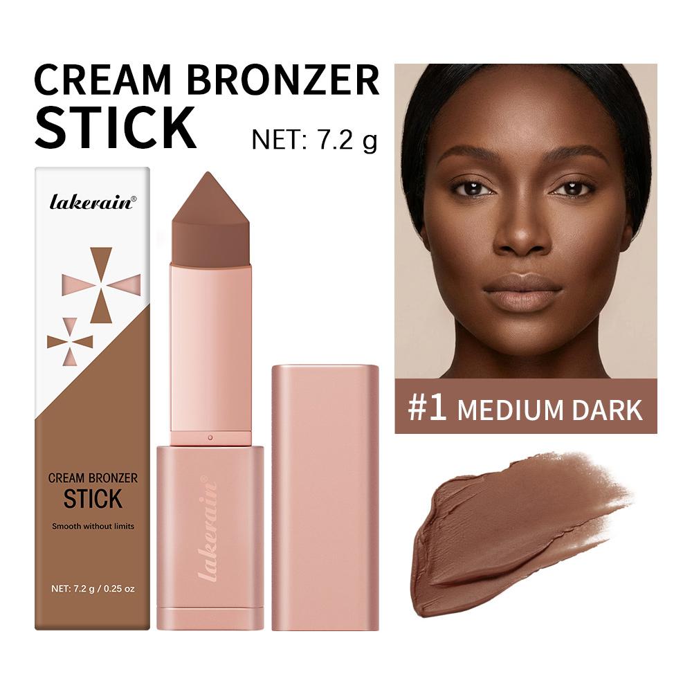 Xiaomi Cream Bronzer Stick and Contour Stick Bronzing Contouring Instant Highlights Dark Circles Face Contour Facial Foundation Makeup