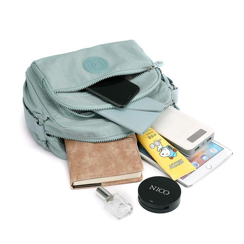 Yuesites neuer gewaschener Nylon Damen Schulter-Crossbody-Cross-Rucksack Mutter Arbeitsspiel Pendler Damentasche